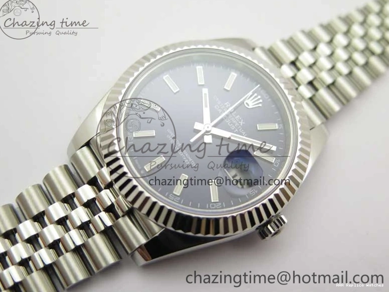 Best AAA Replica Sites Bracelet Best 1:1 41 Marker ZF 2438 Steel 126334 Blue Dial A 904L Stick Edition on Jubilee DateJust Compact 1217